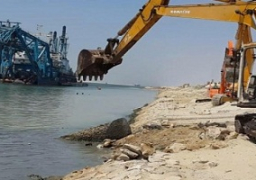 أعمال التكريك بقناة السويس الجديدة تقارب 99% بعمل 22 كراكة